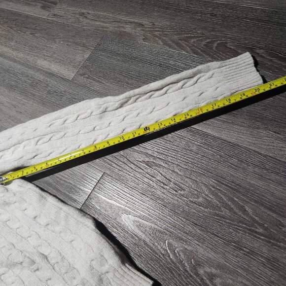 Brandy Melville grey wool cable knit button-up cardigan - Picture 8 of 9